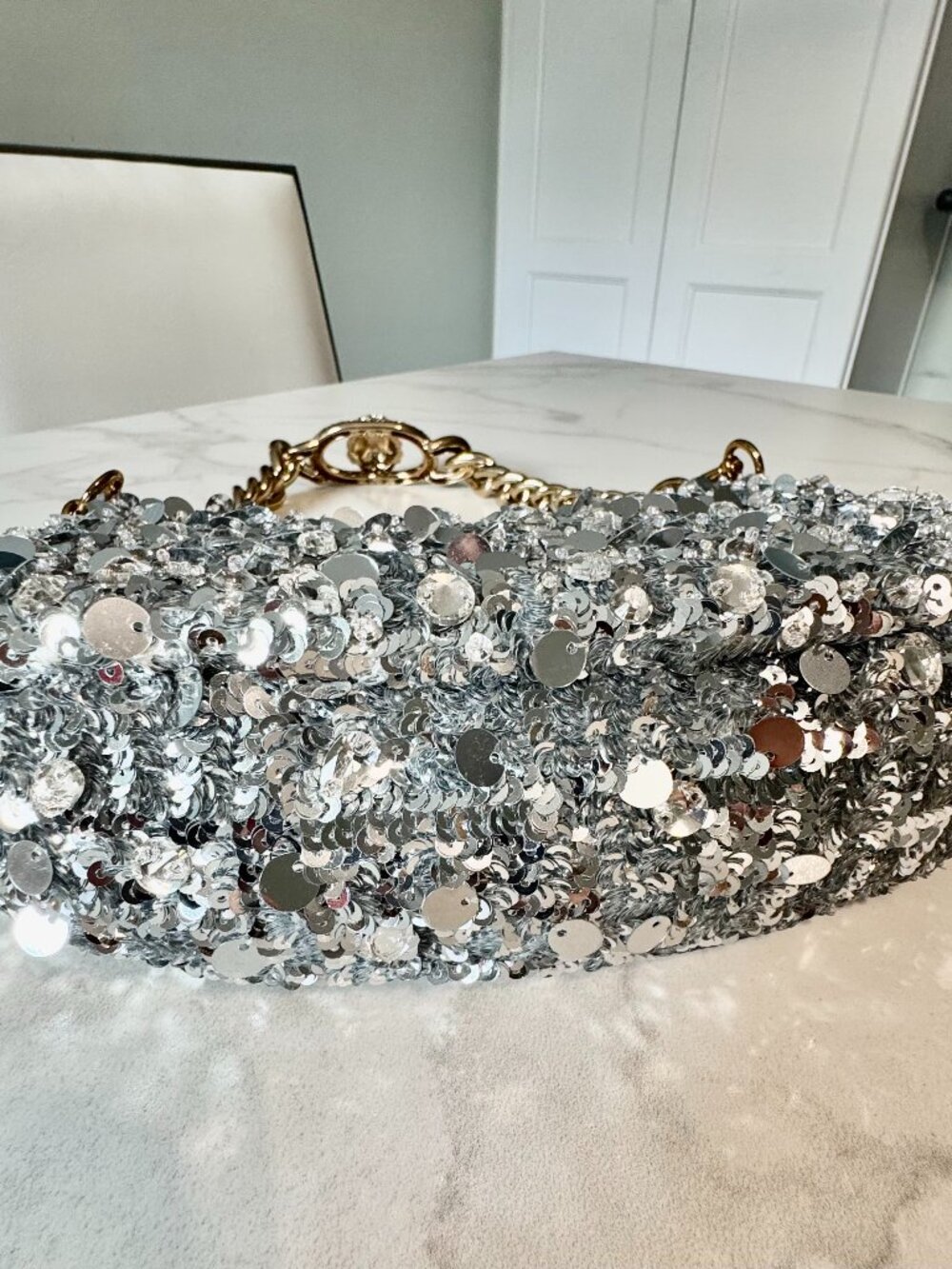 Kurt Geiger Small Chelsea Chain Hobo Bag - Picture 9 of 11